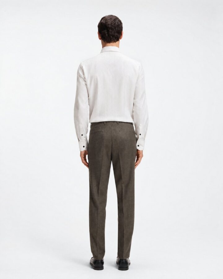 White Button-front Shirt — alternate view