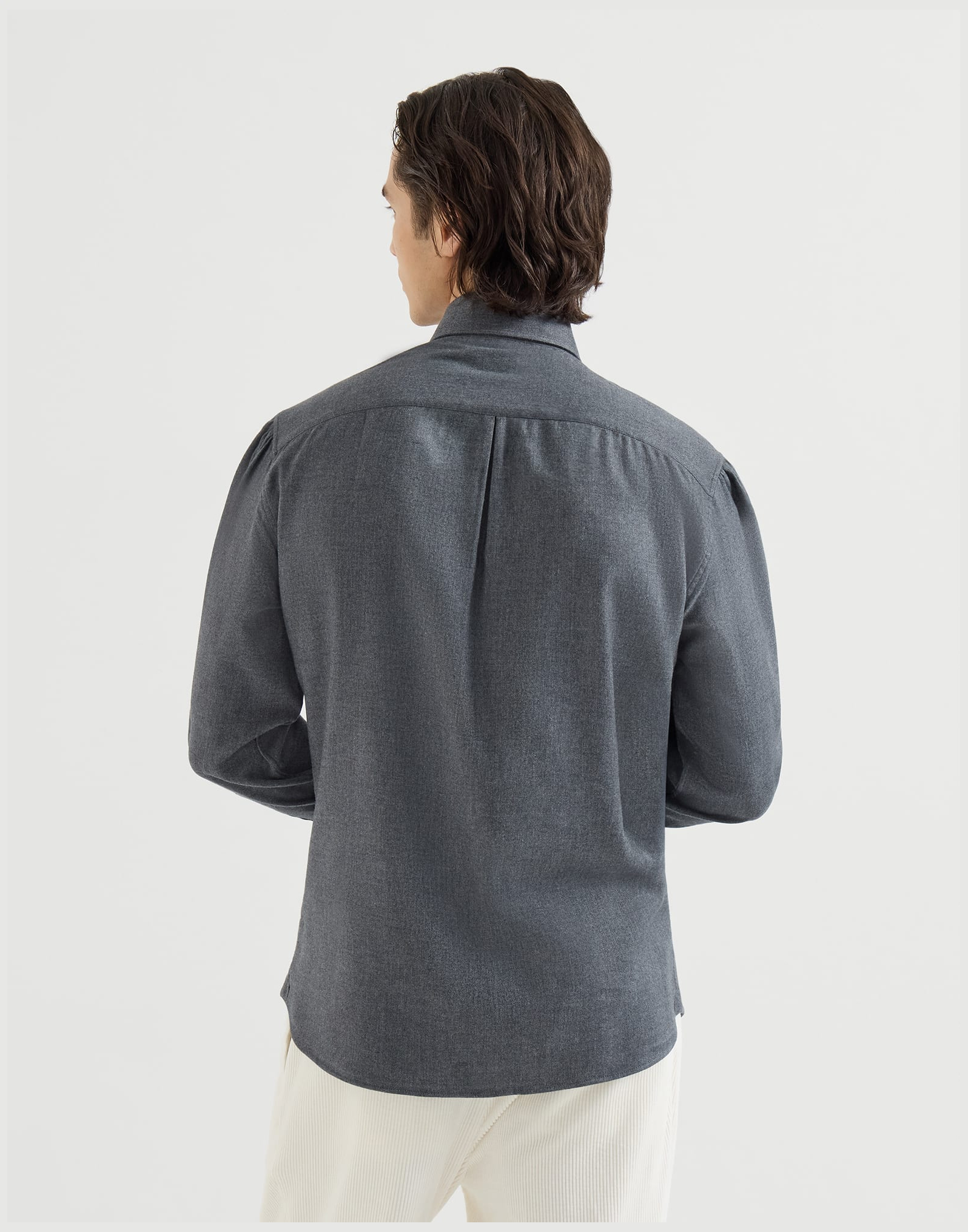 Brunello Cucinelli Long-Sleeve Shirt — alternate view