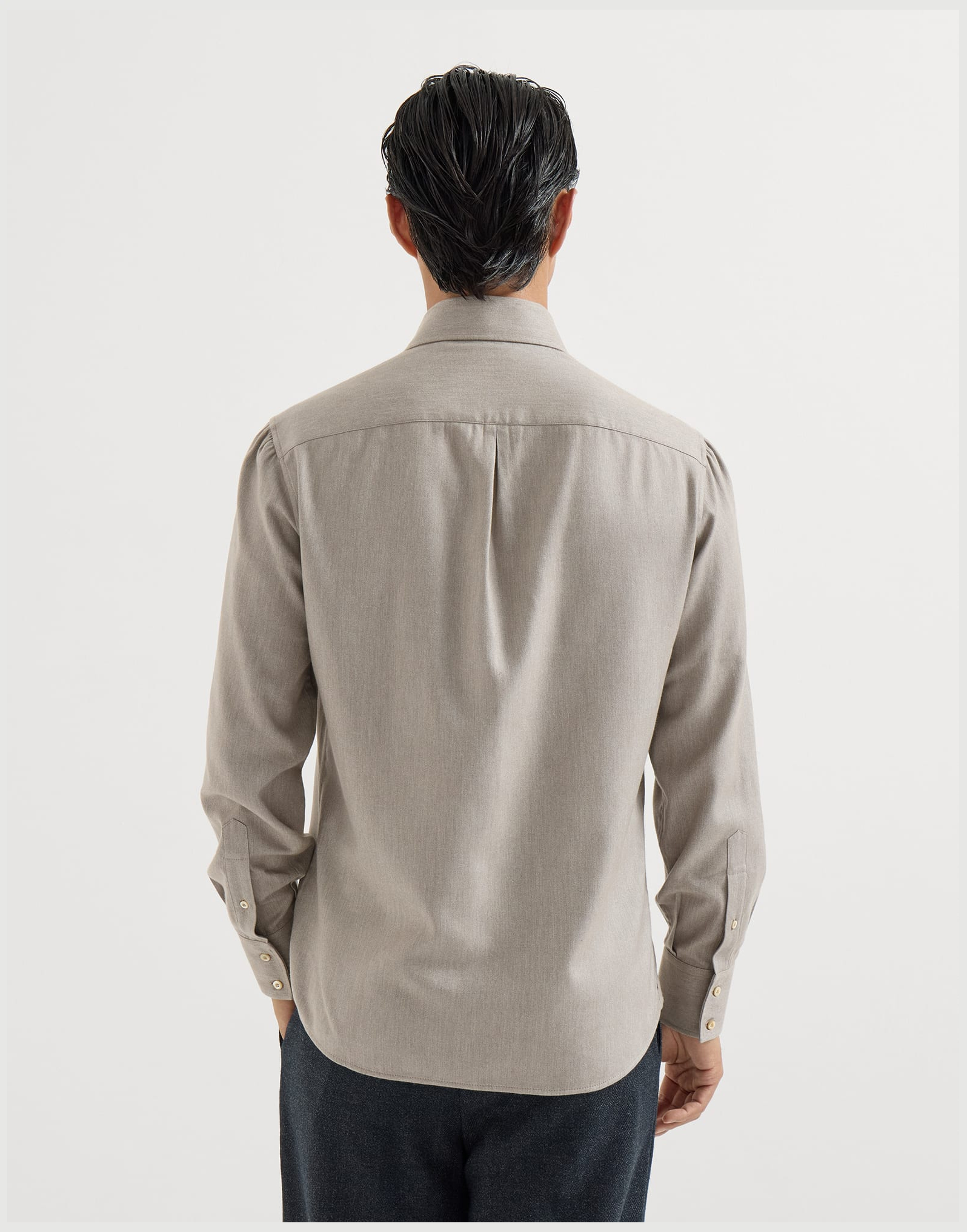 Brunello Cucinelli Long-Sleeve Shirt — alternate view
