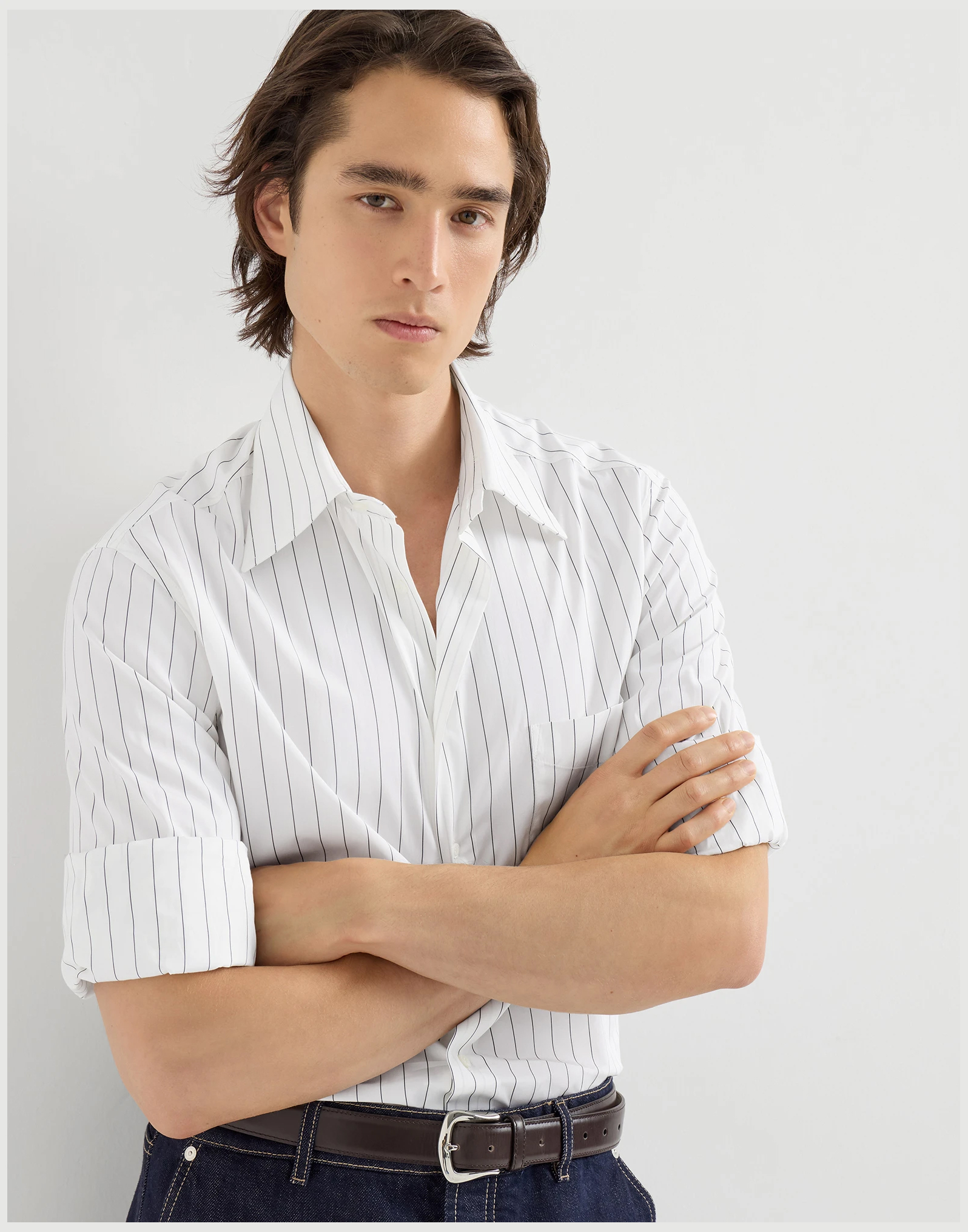Brunello Cucinelli Long-Sleeve Shirt