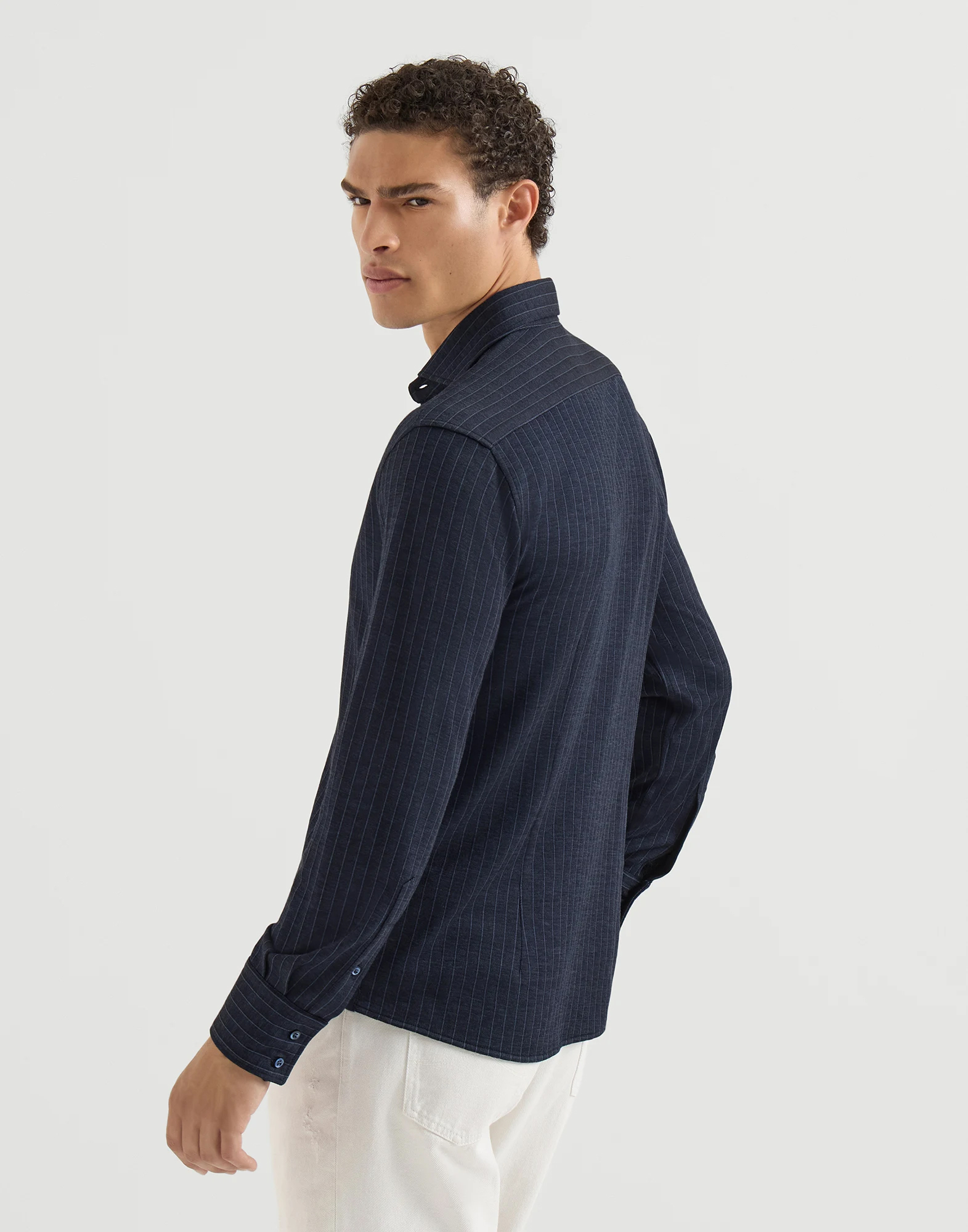 Brunello Cucinelli Long-Sleeve Shirt — alternate view