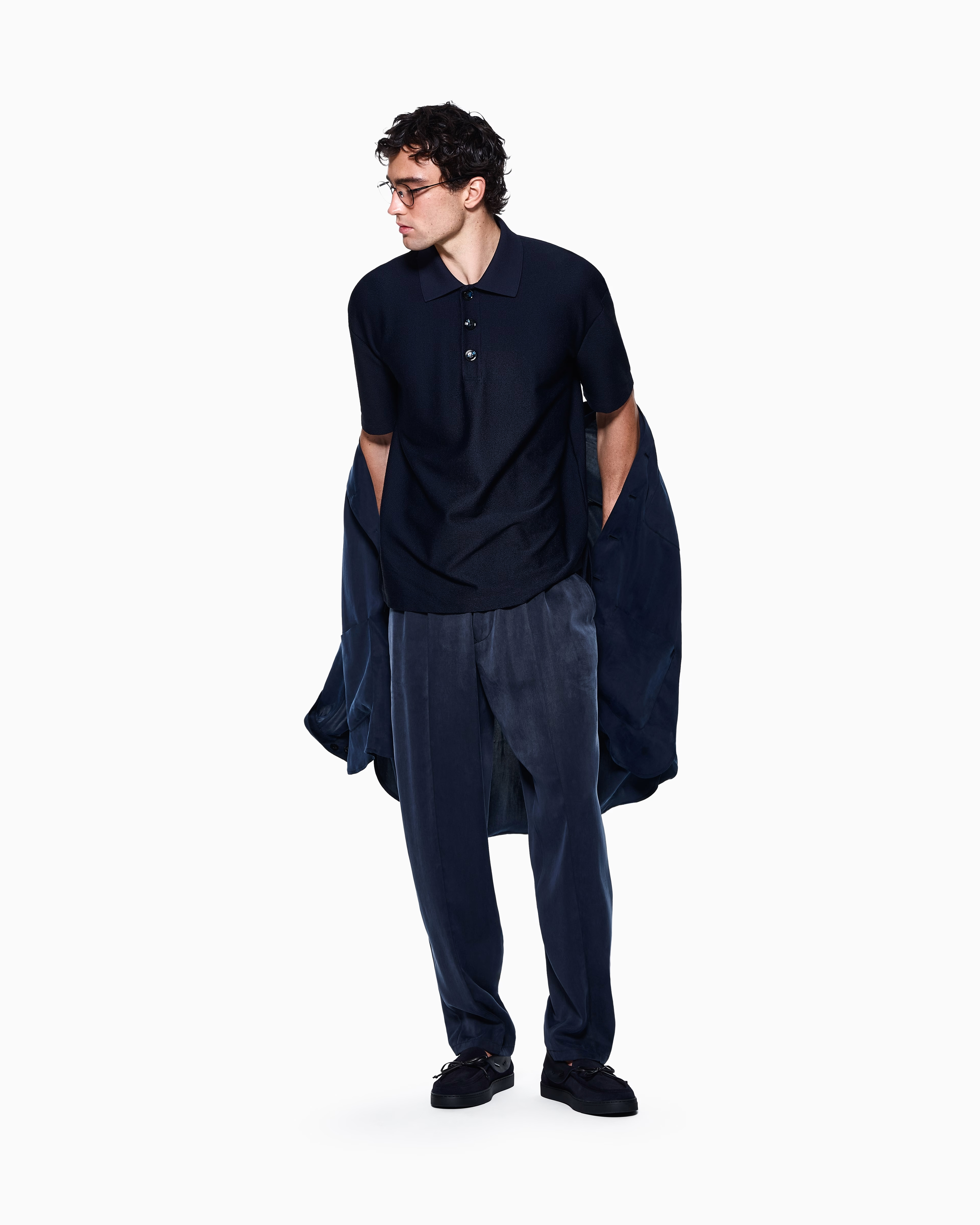 Giorgio Armani Knitted Polo — alternate view