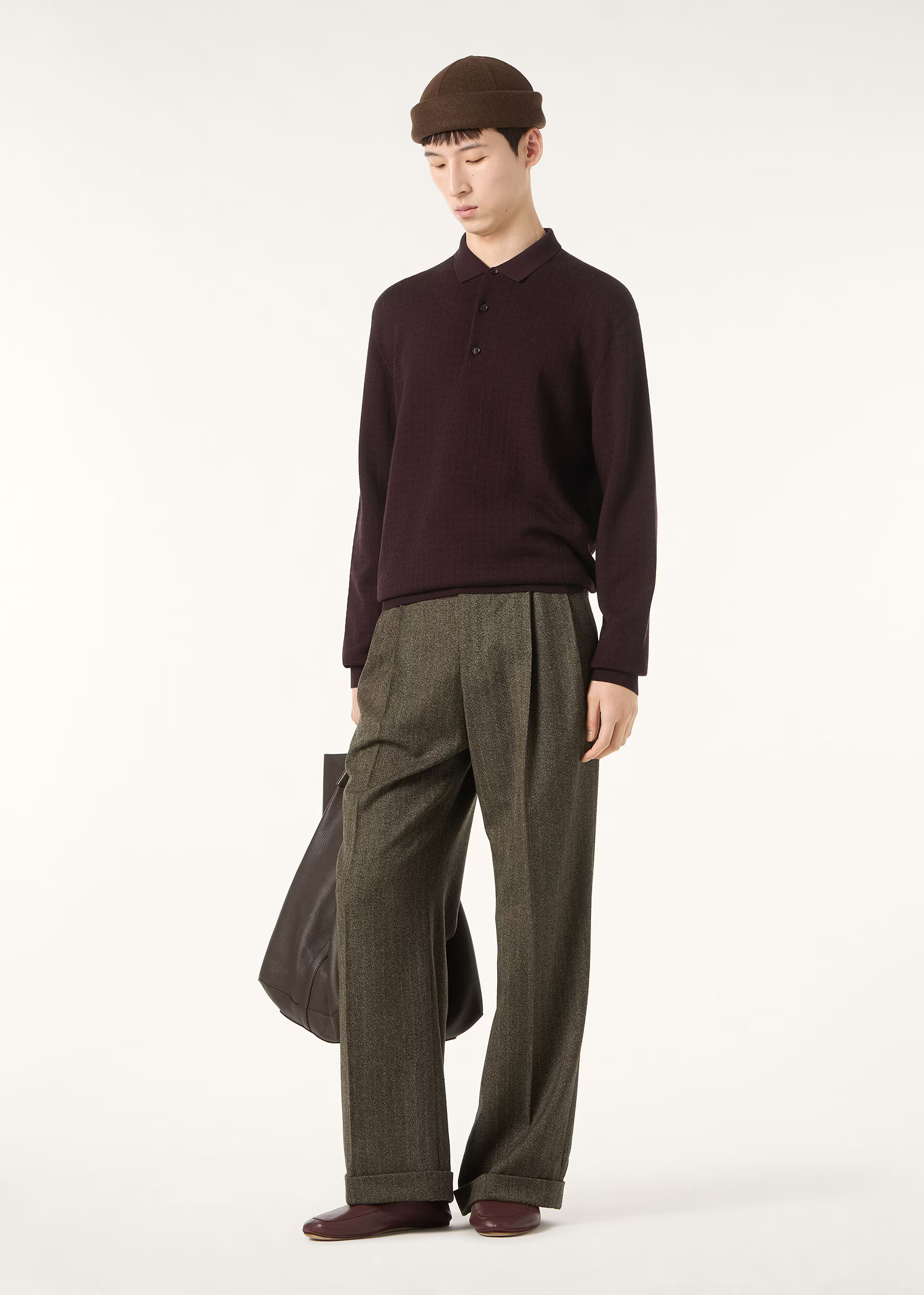 Lora Piana Long-Sleeve Knitted Polo