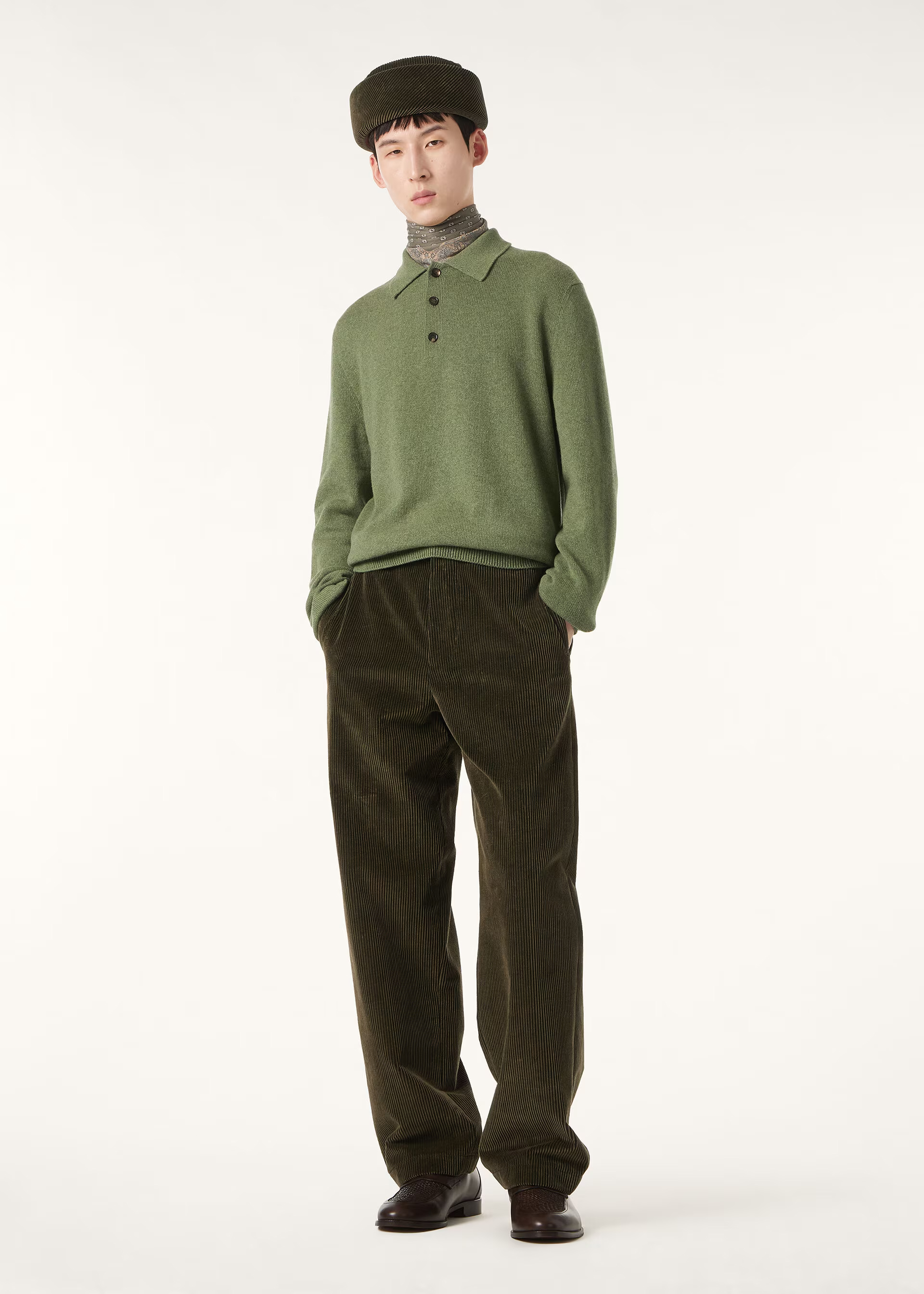 Lora Piana Long-Sleeve Knitted Polo