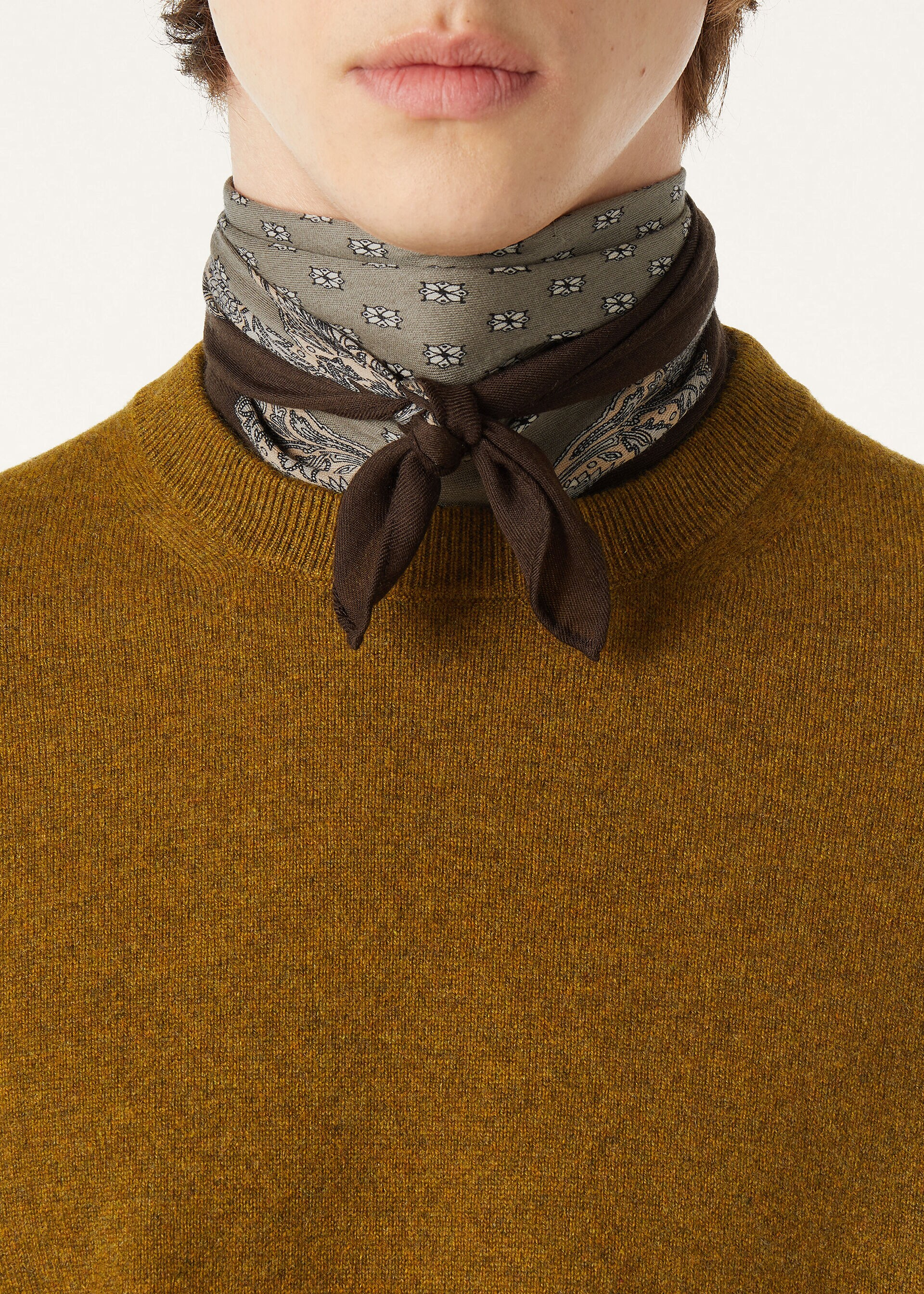 Lora Piana Long-Sleeve Knitted Polo — alternate view