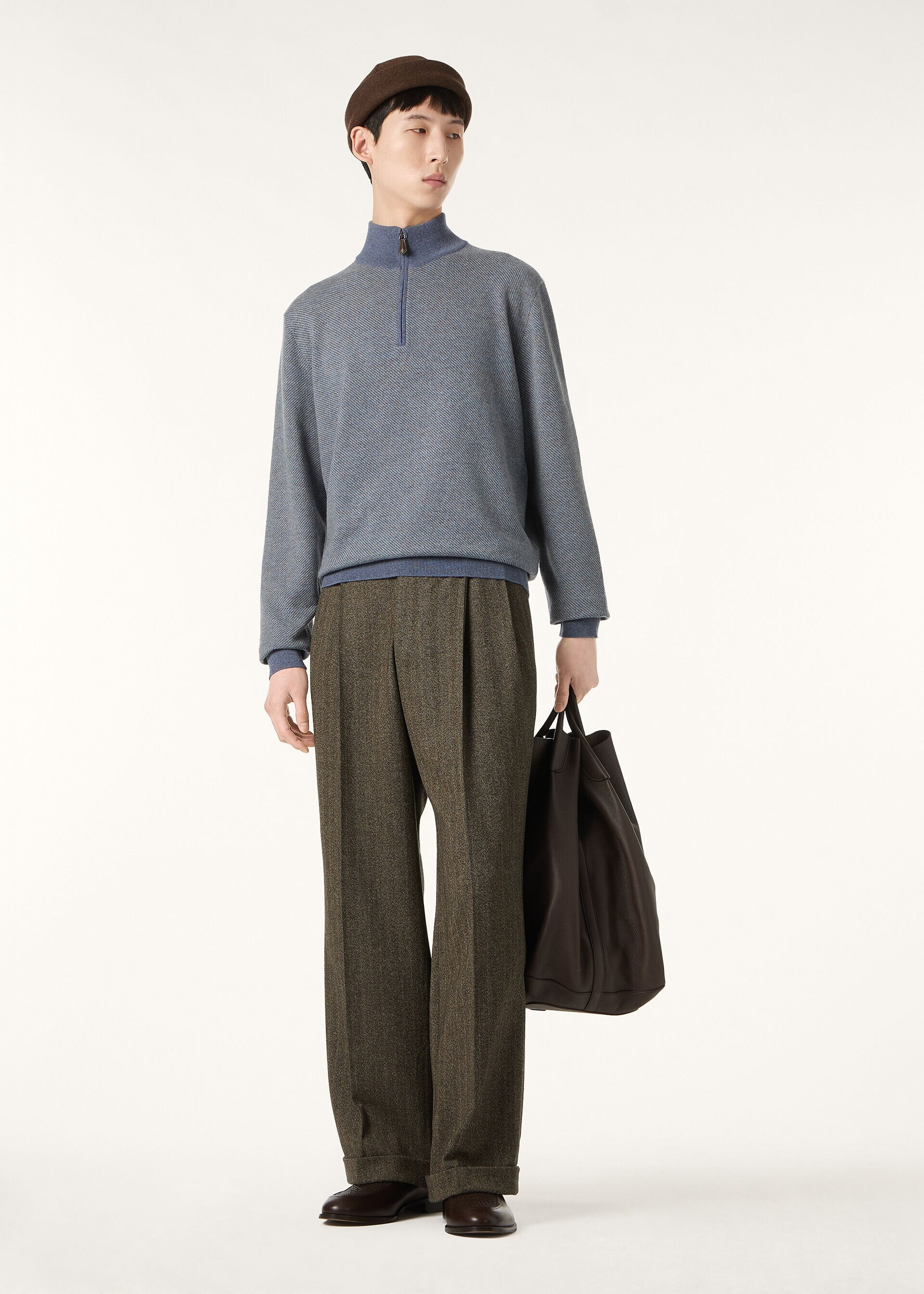 Lora Piana Long-Sleeve Knitted Polo