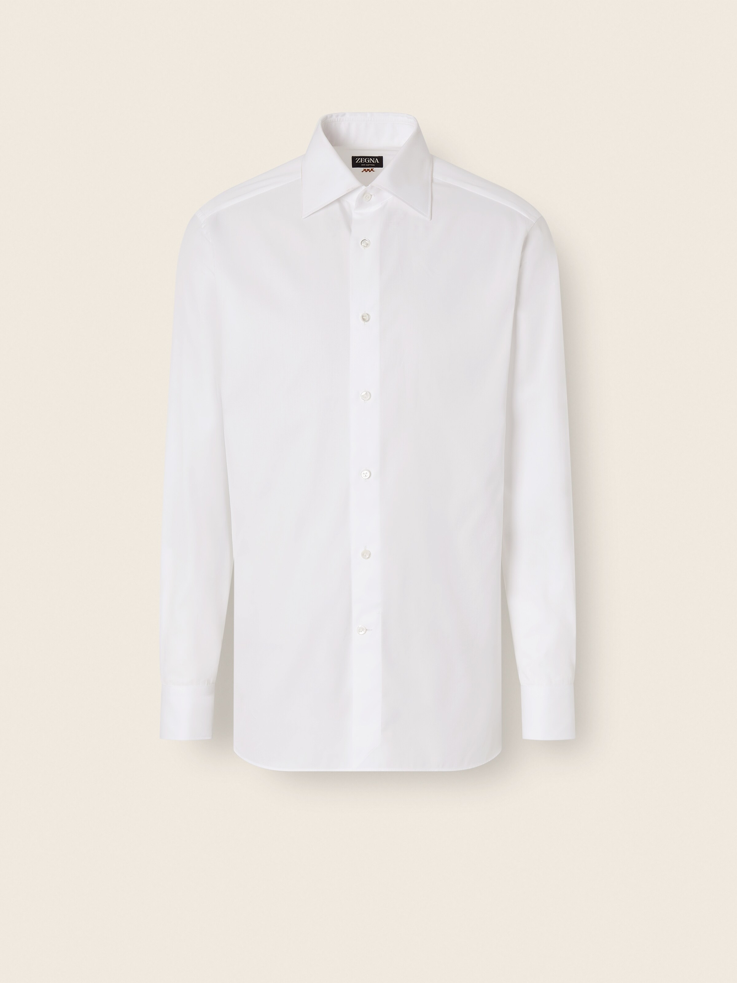 Optical White 300 Cotton Shirt