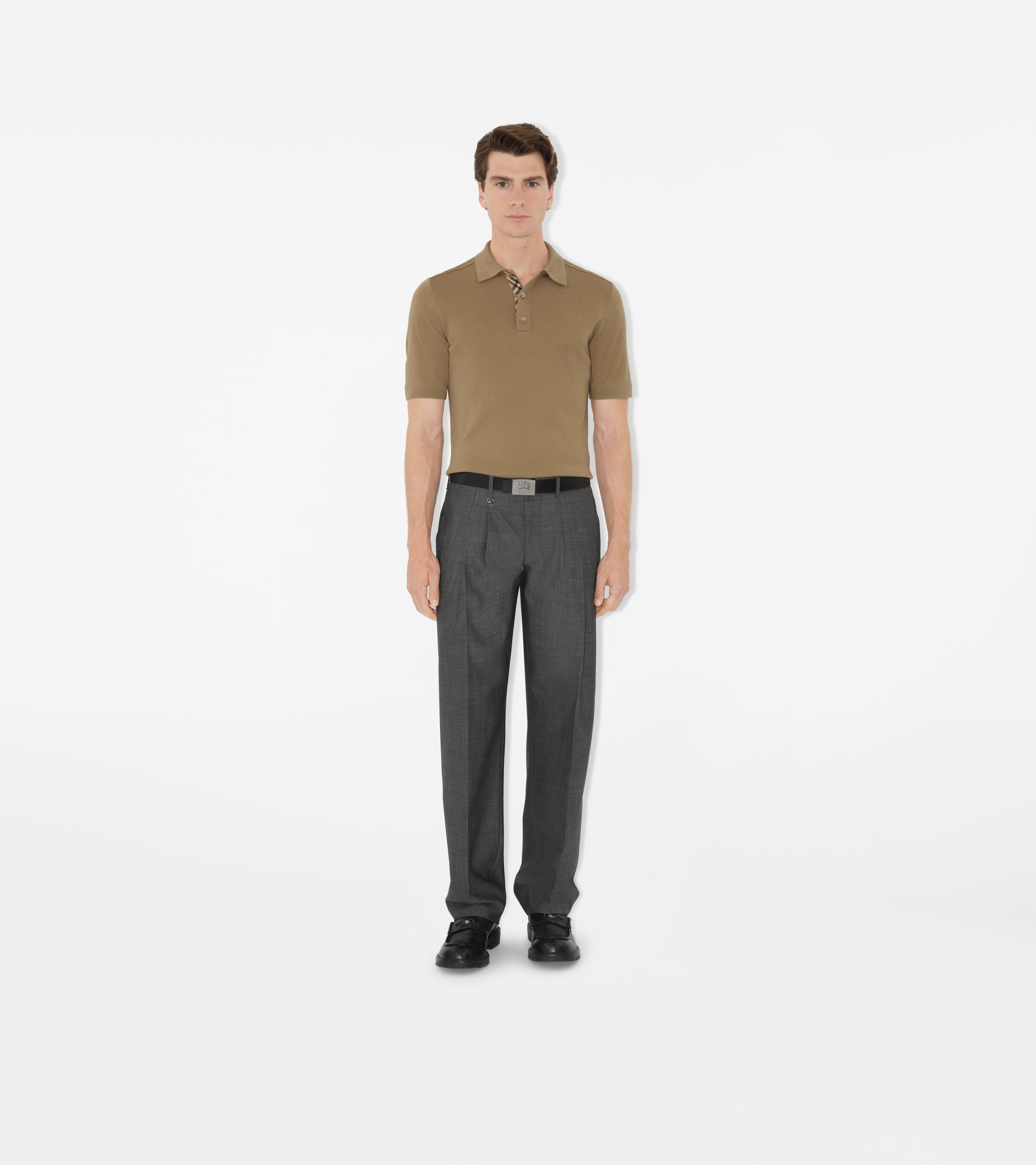 Wool Polo Shirt — alternate view