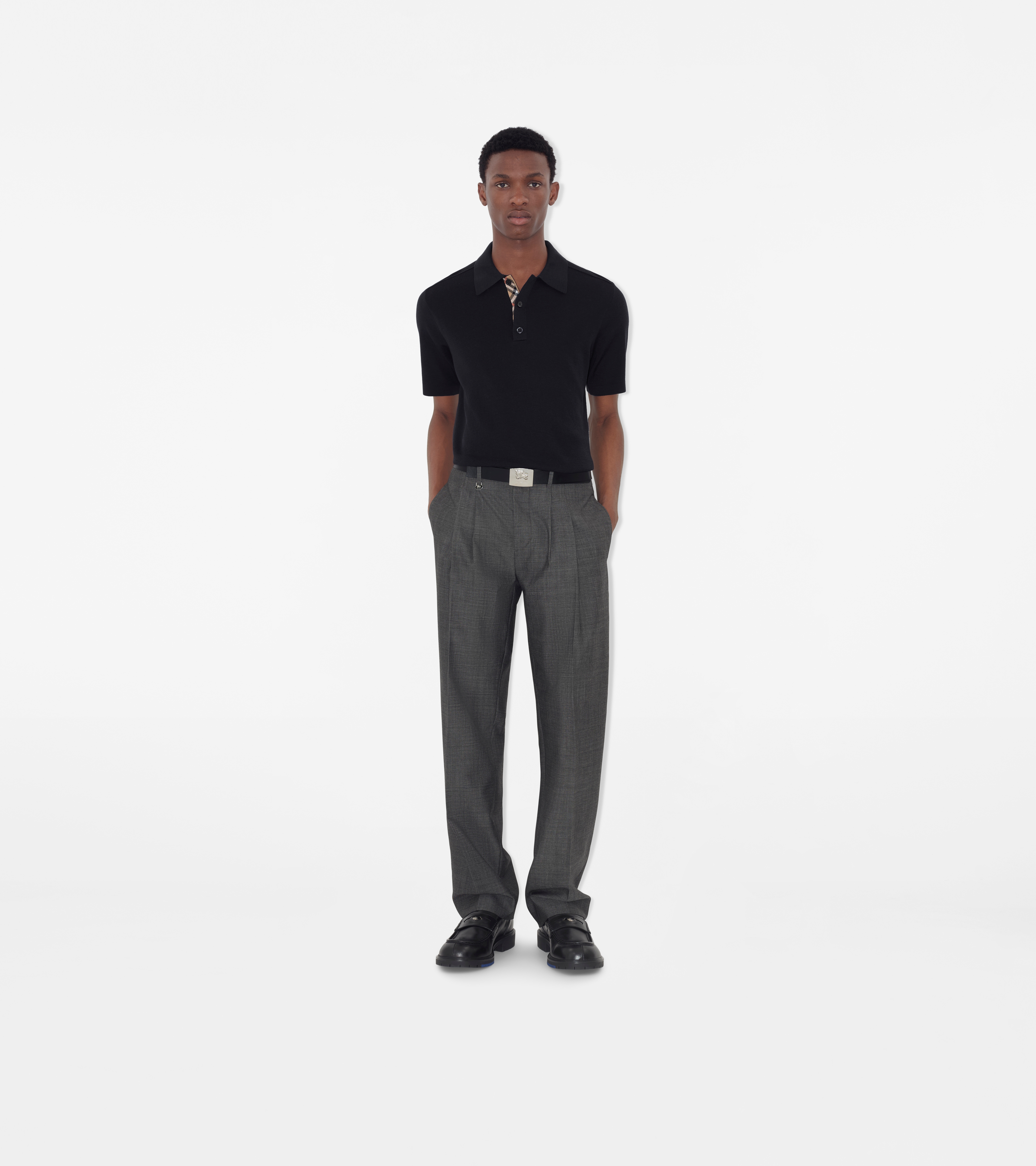 Wool Polo Shirt — alternate view