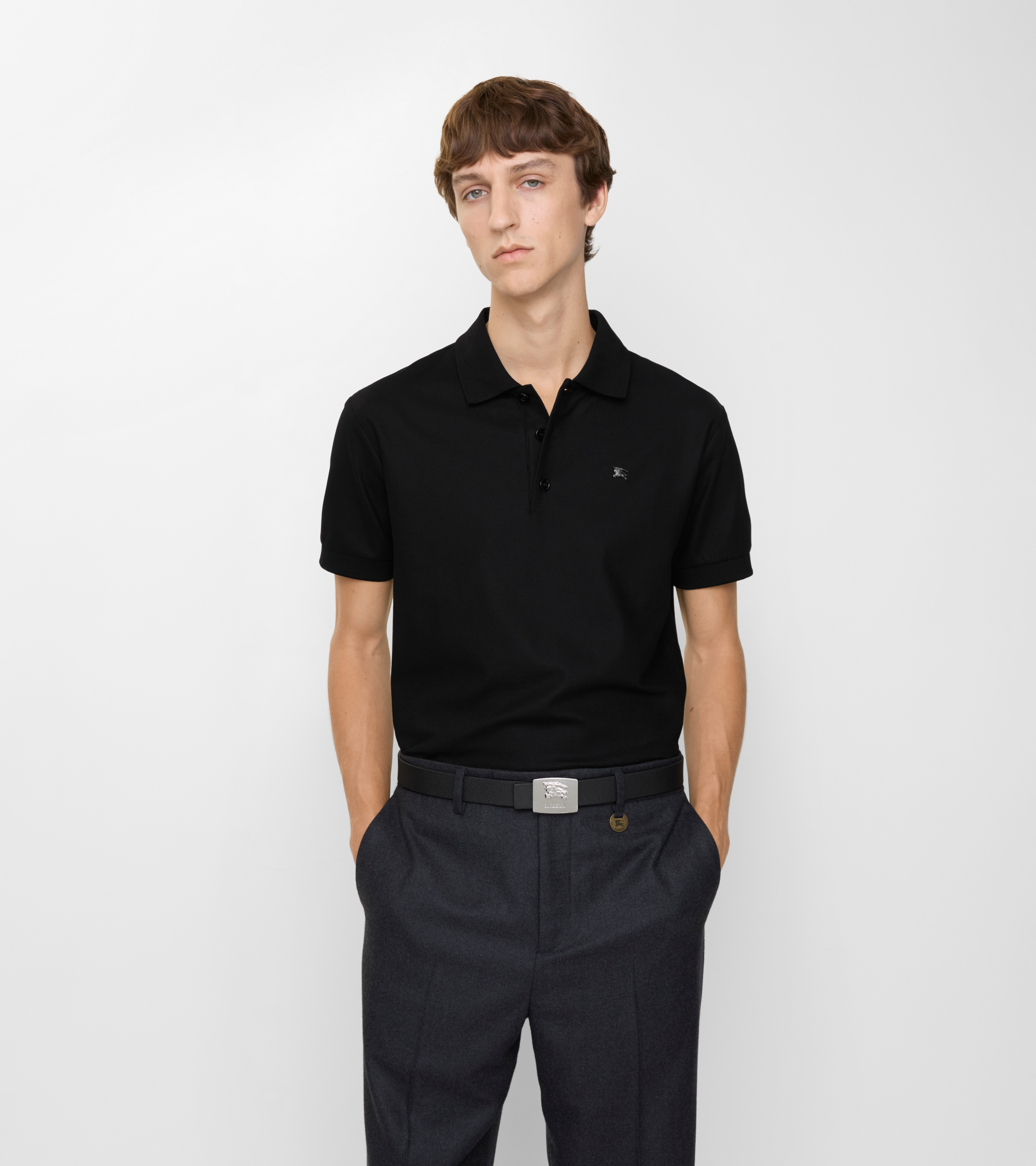 Metal Knight Cotton Polo Shirt — alternate view