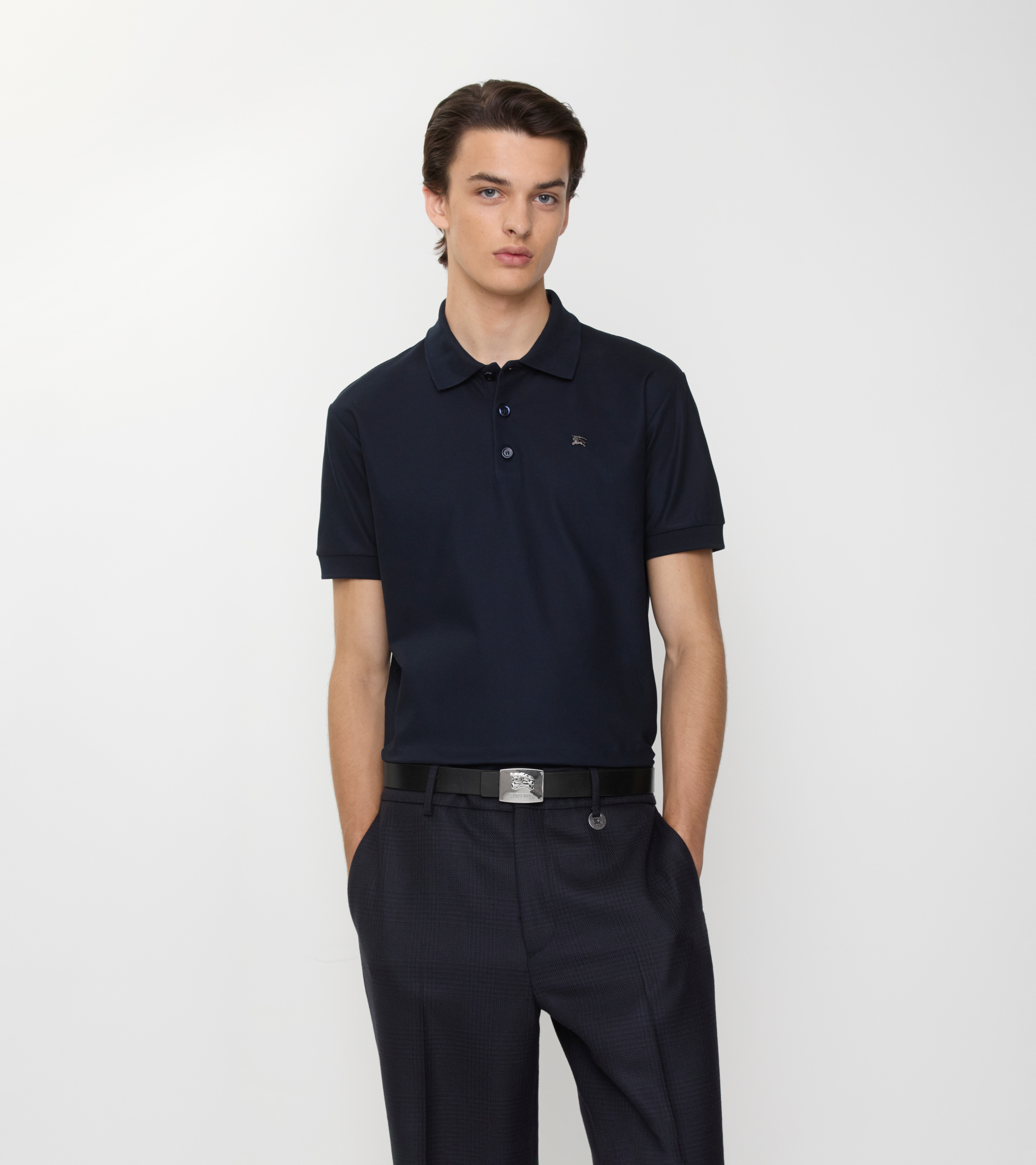Metal Knight Cotton Polo Shirt — alternate view