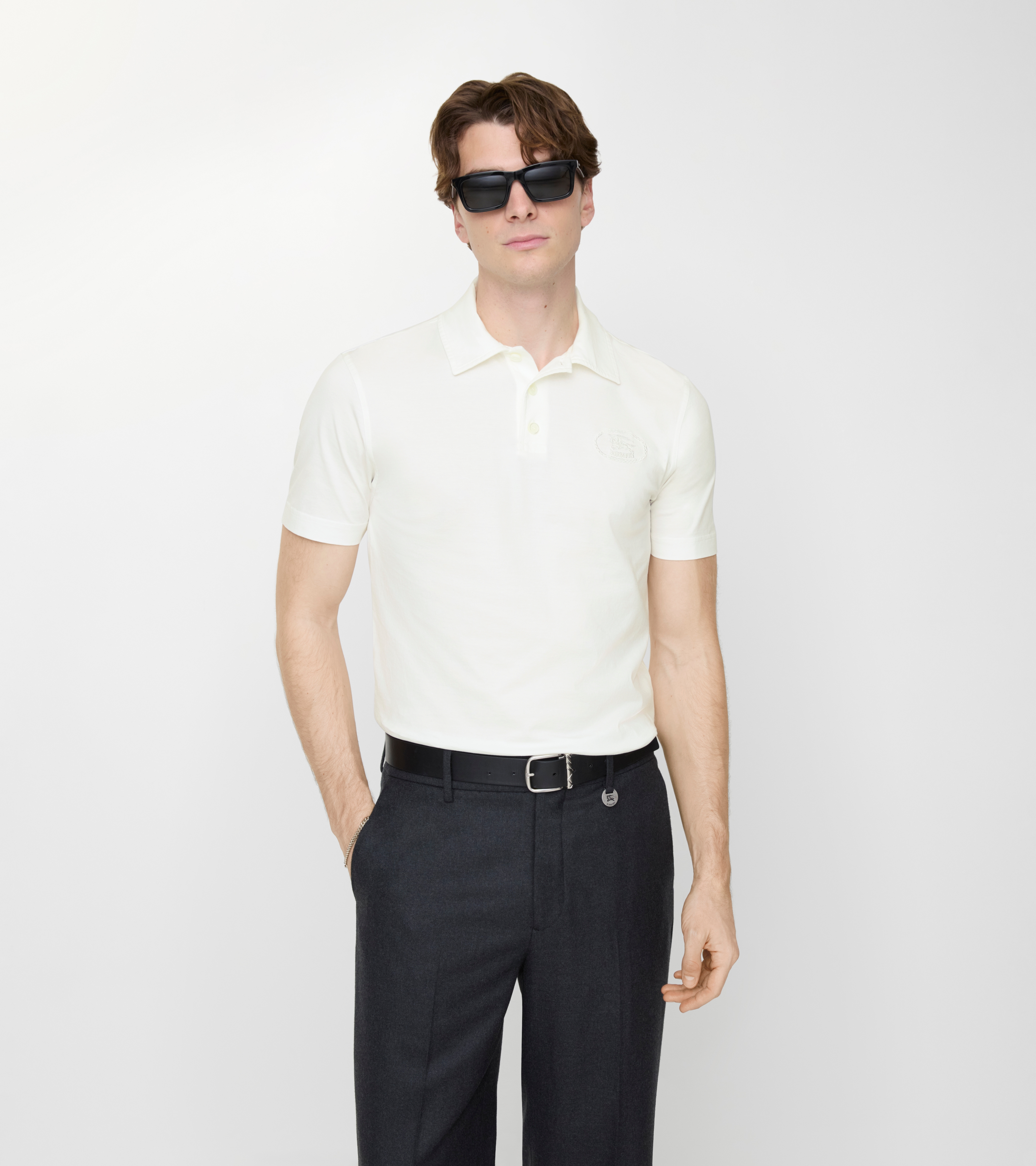Cotton Polo Shirt — alternate view