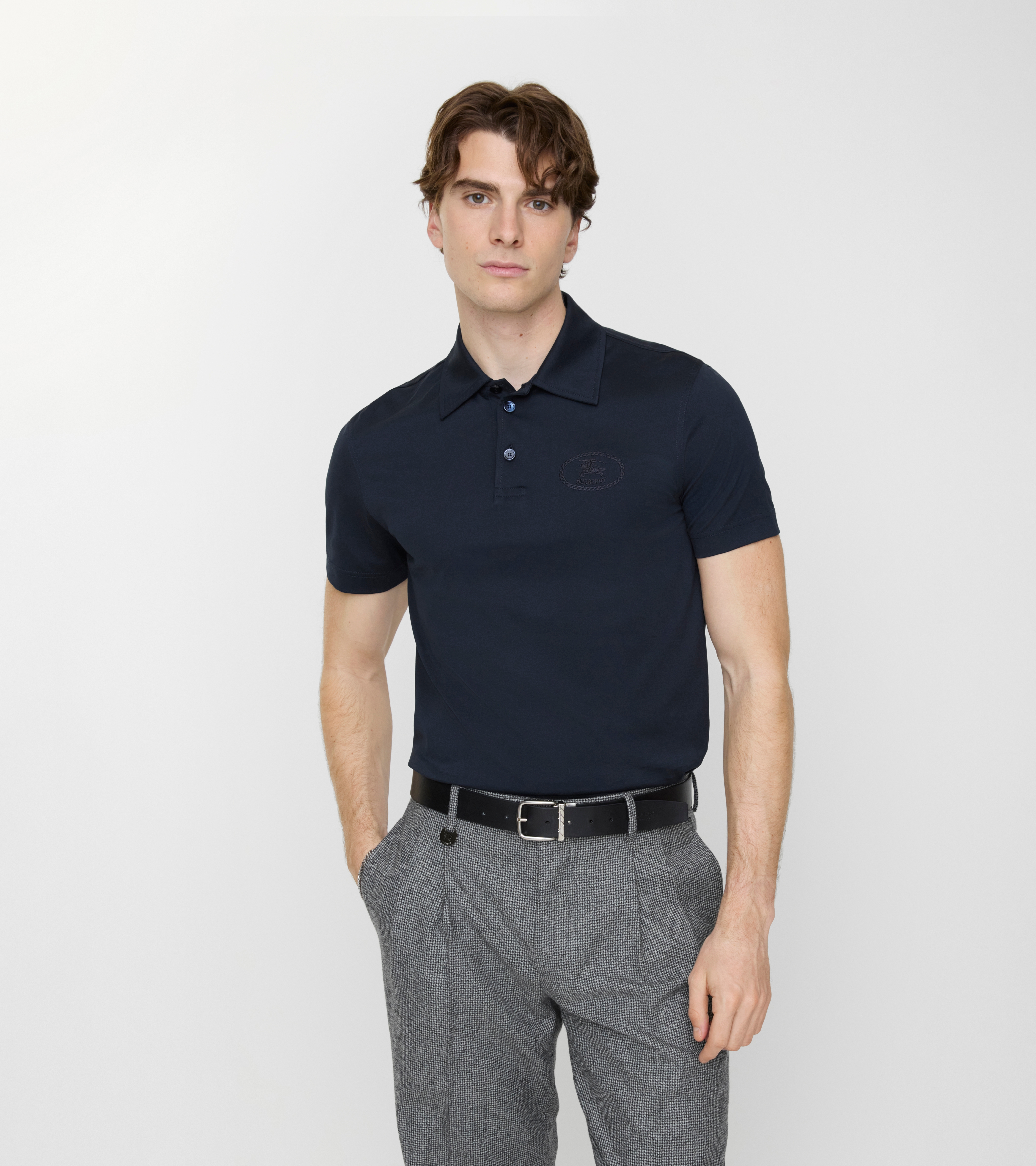 Cotton Polo Shirt — alternate view
