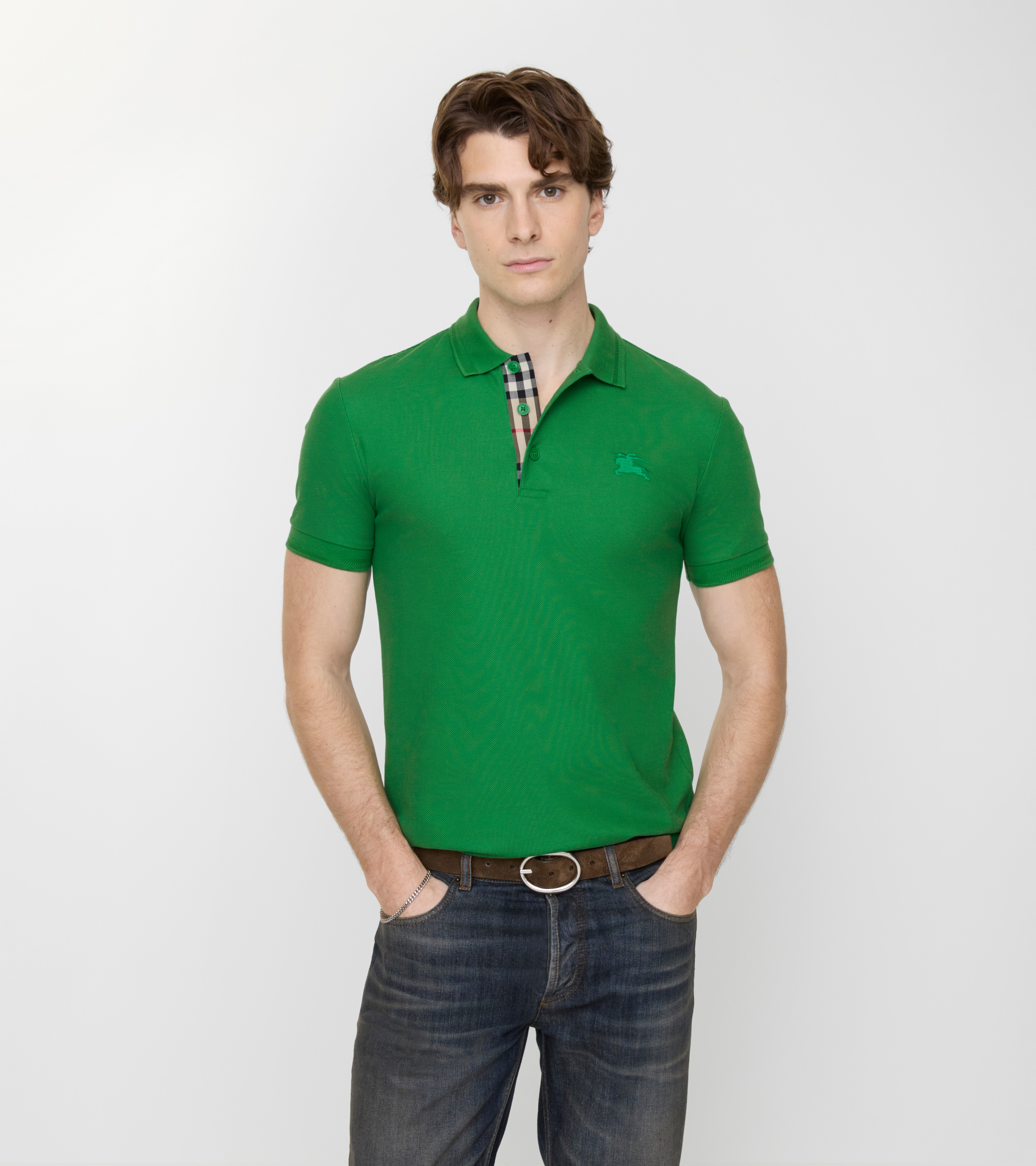 Cotton Polo Shirt — alternate view