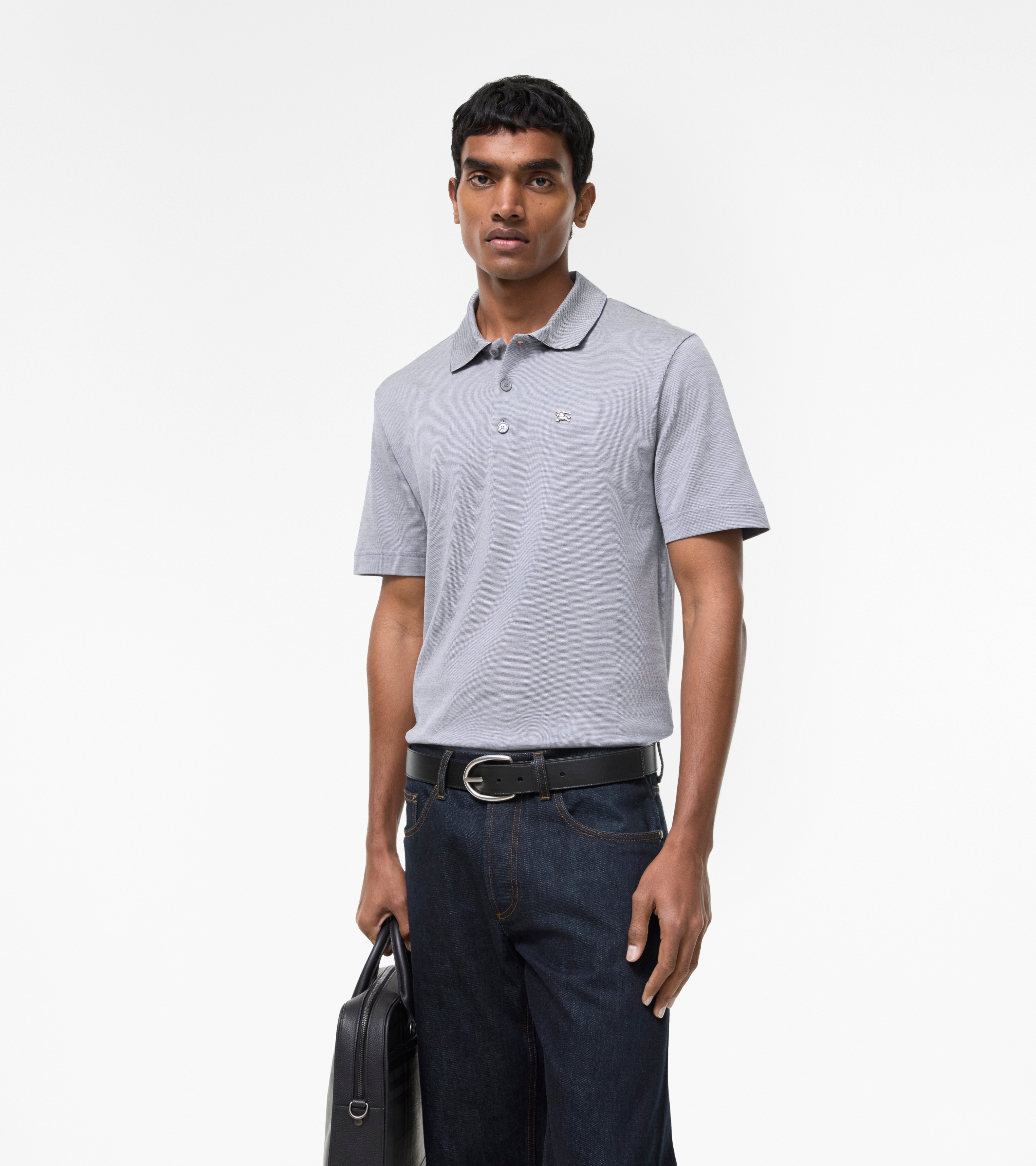 Metal Knight Cotton Polo Shirt — alternate view