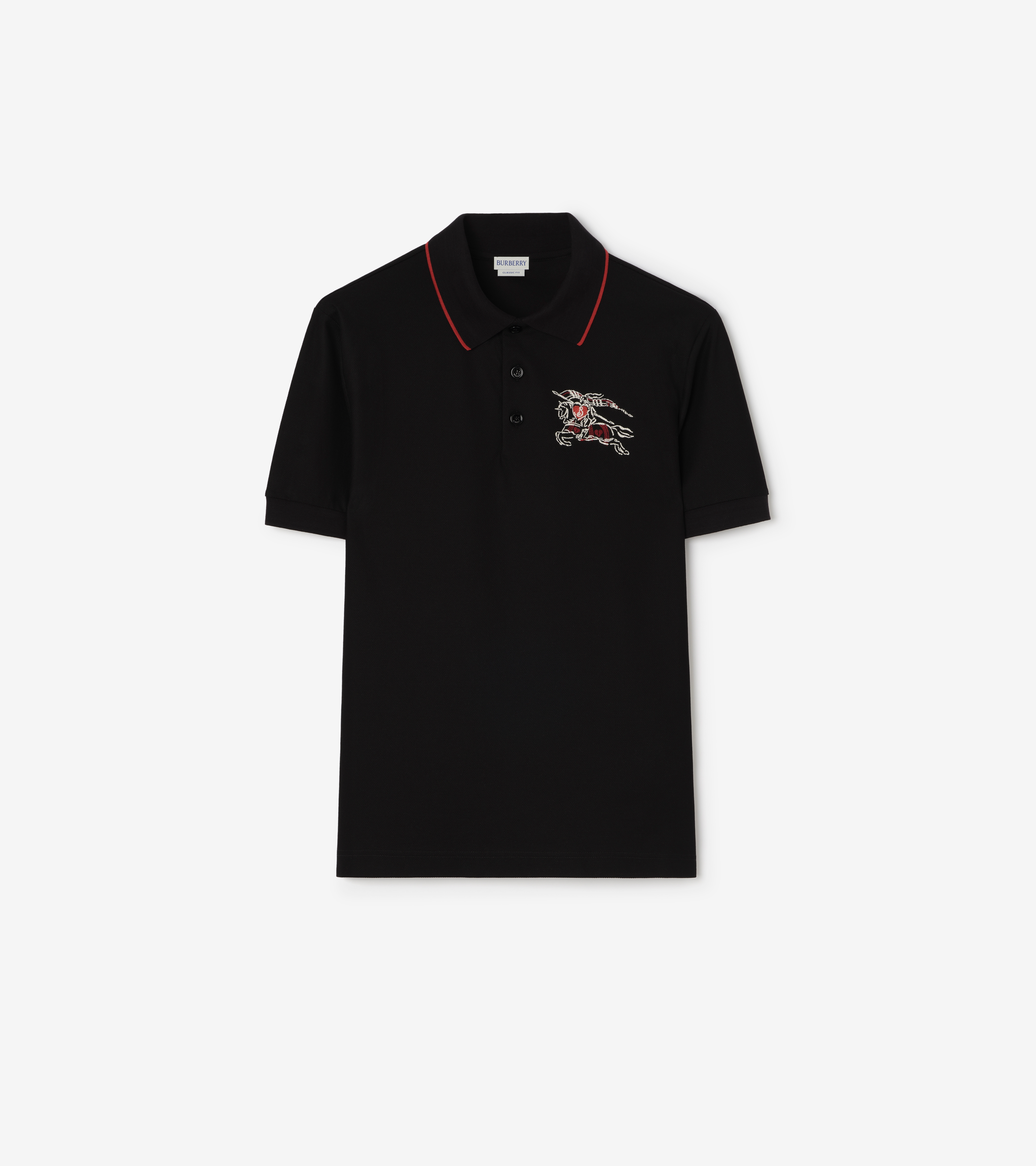 Heart Knight Cotton Polo Shirt