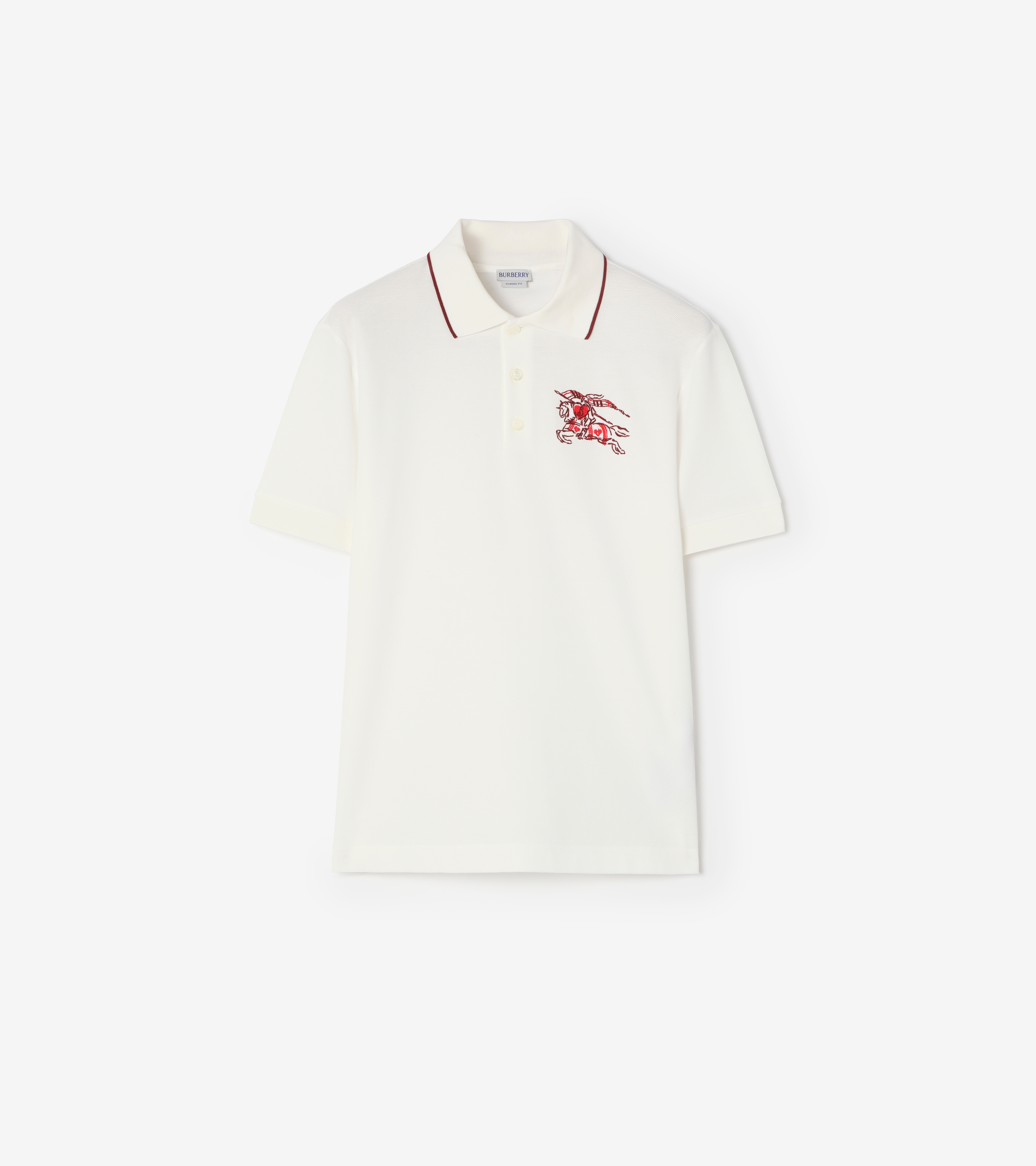 Heart Knight Cotton Polo Shirt