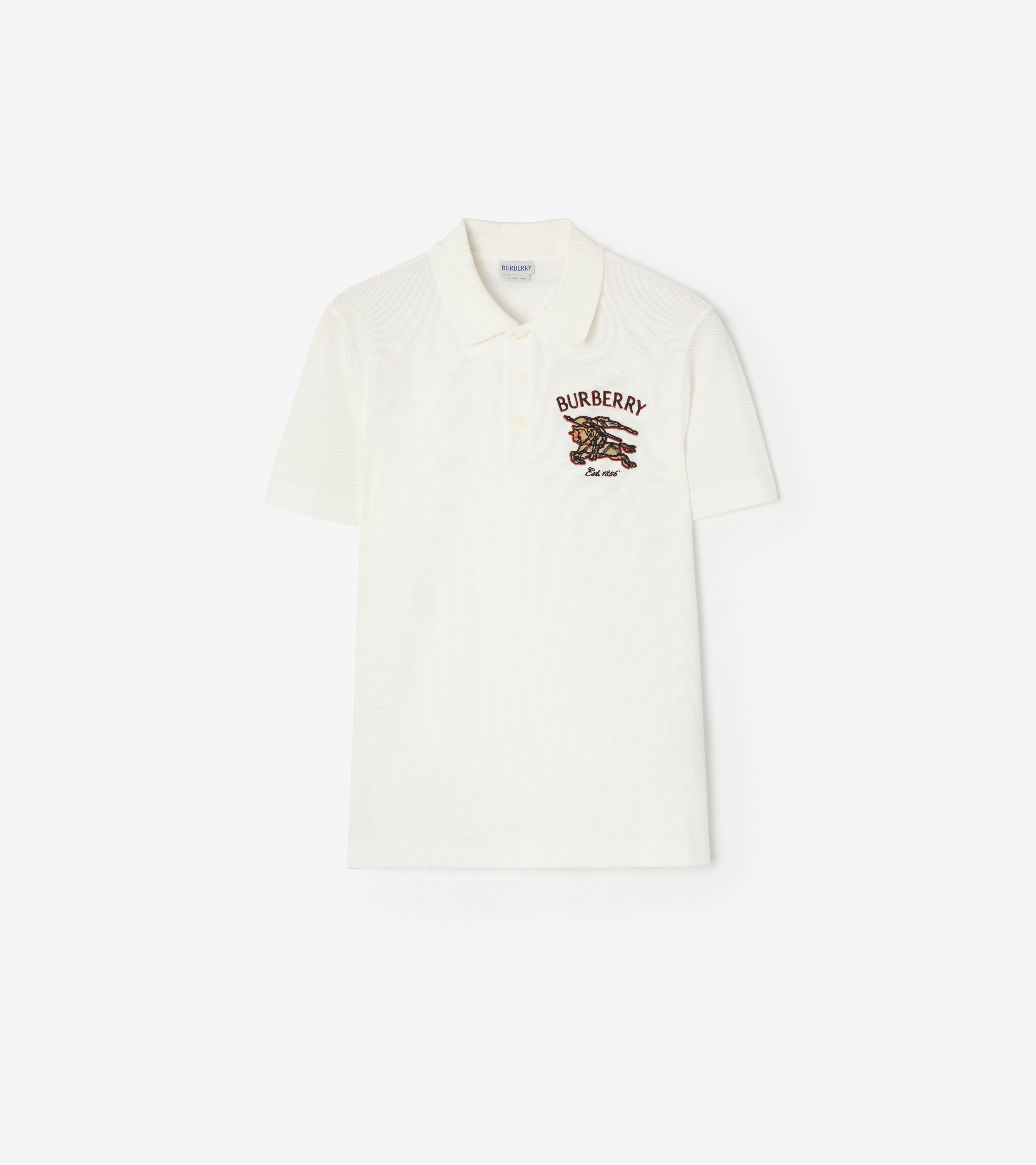Knight Check Cotton Polo Shirt