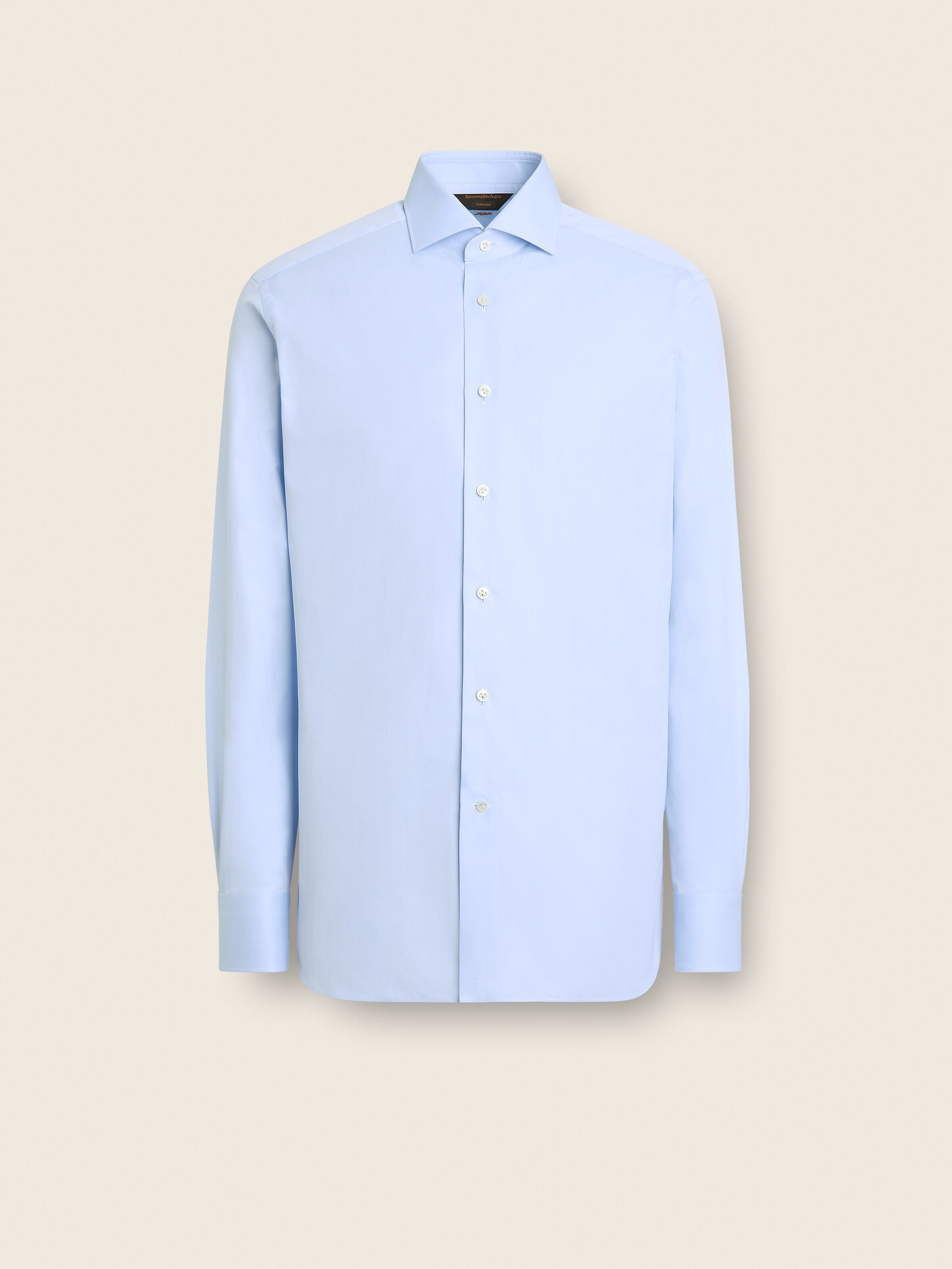 Light Blue Sea Island Cotton Shirt