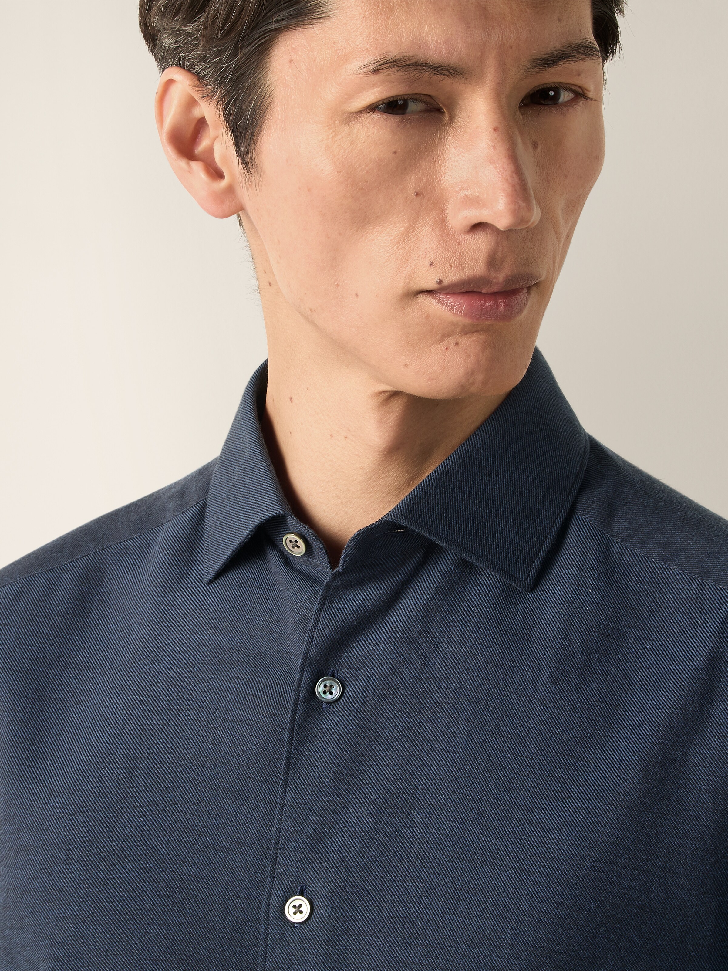 Navy Blue Cashco Shirt — alternate view