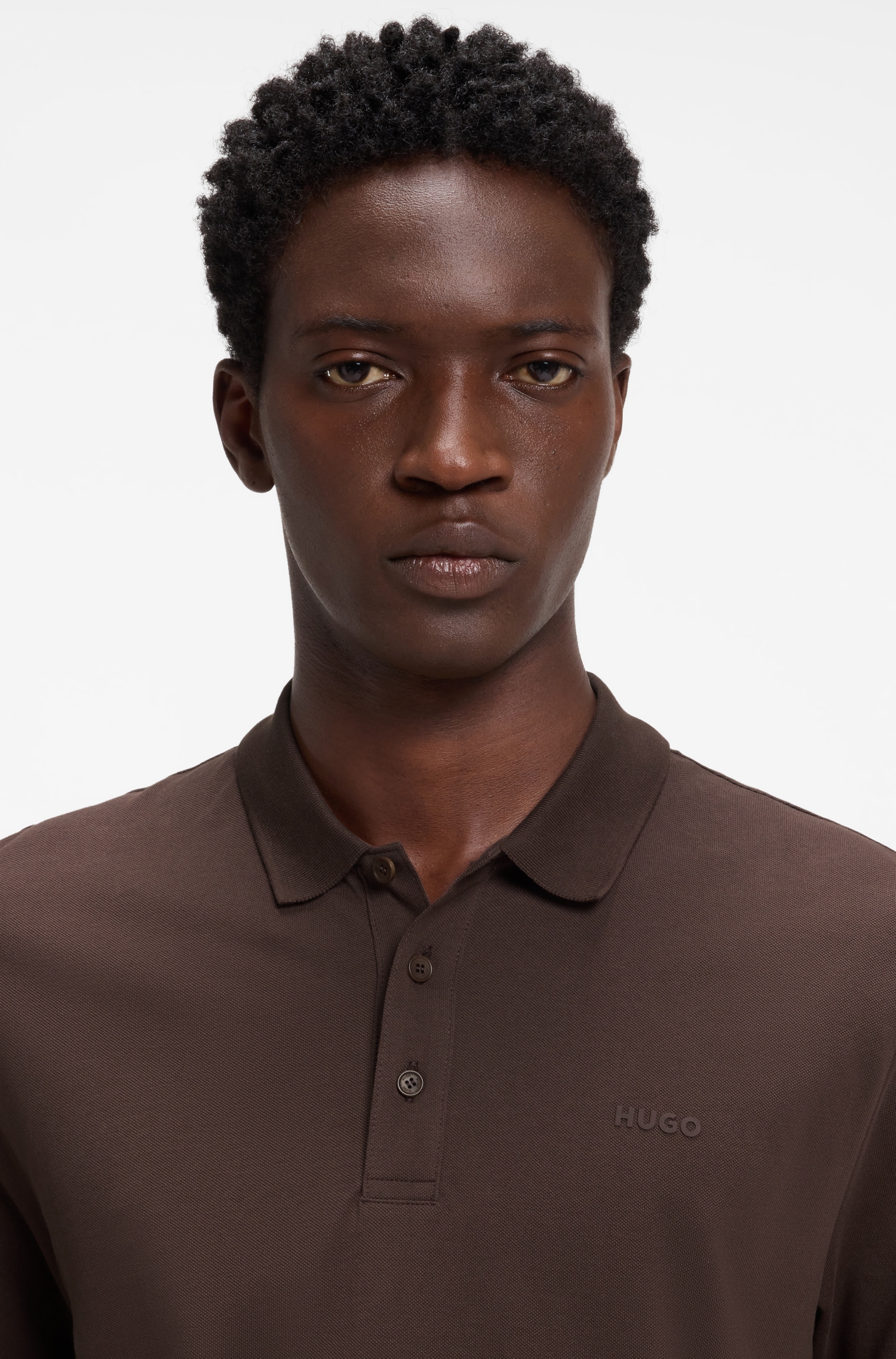 Cotton polo shirt — alternate view