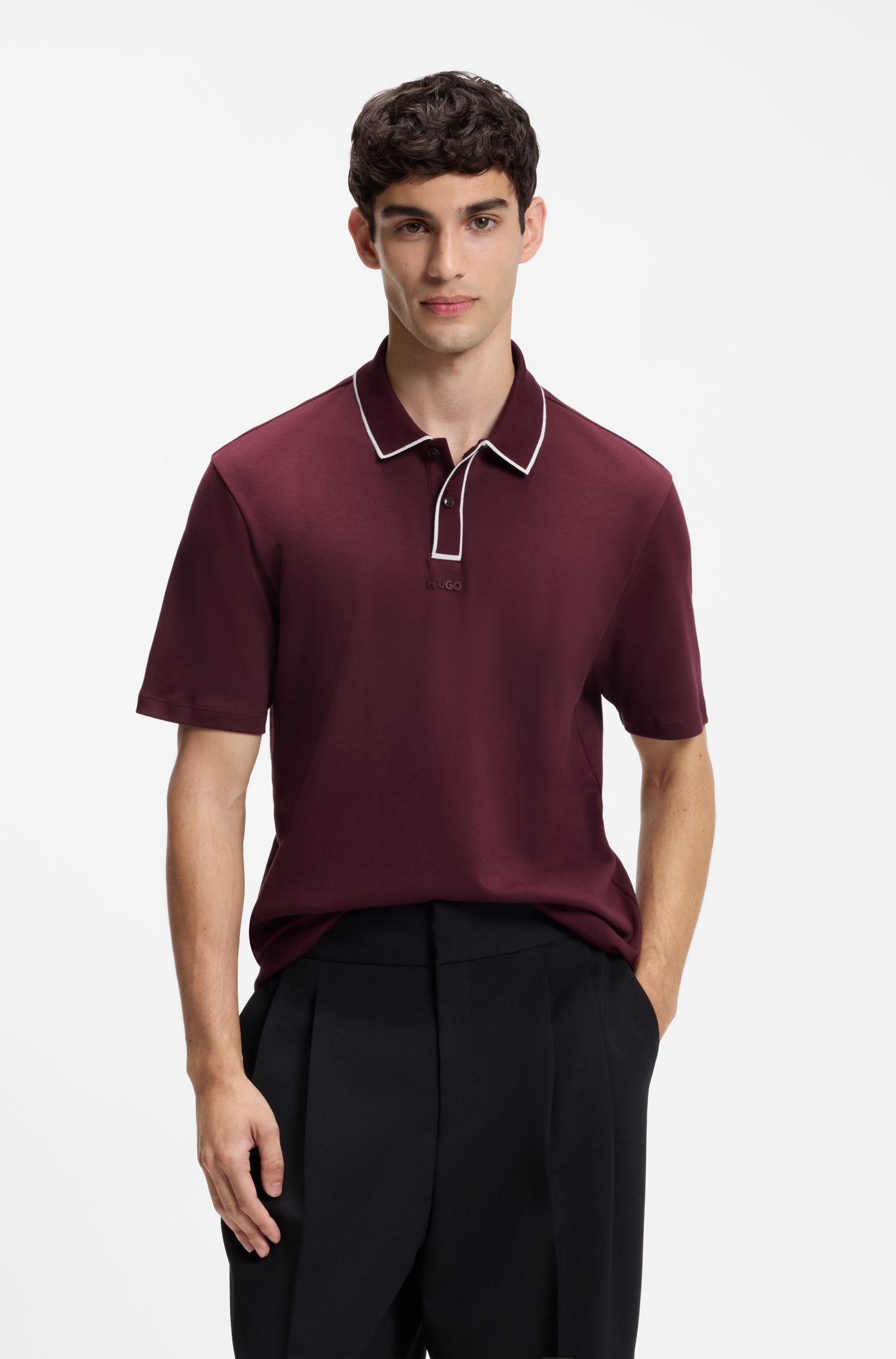 Cotton polo shirt