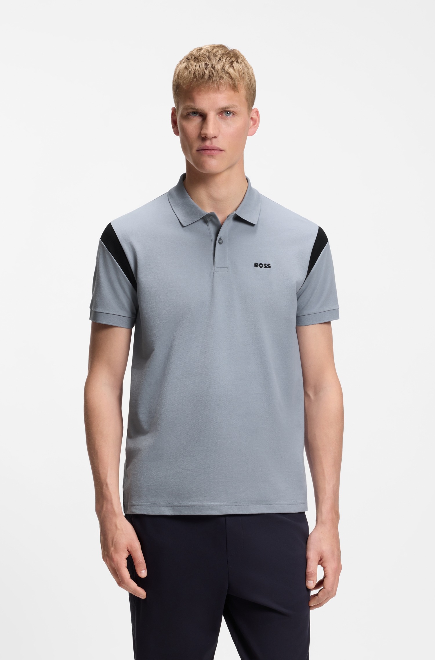 Paddy polo shirt in stretch cotton