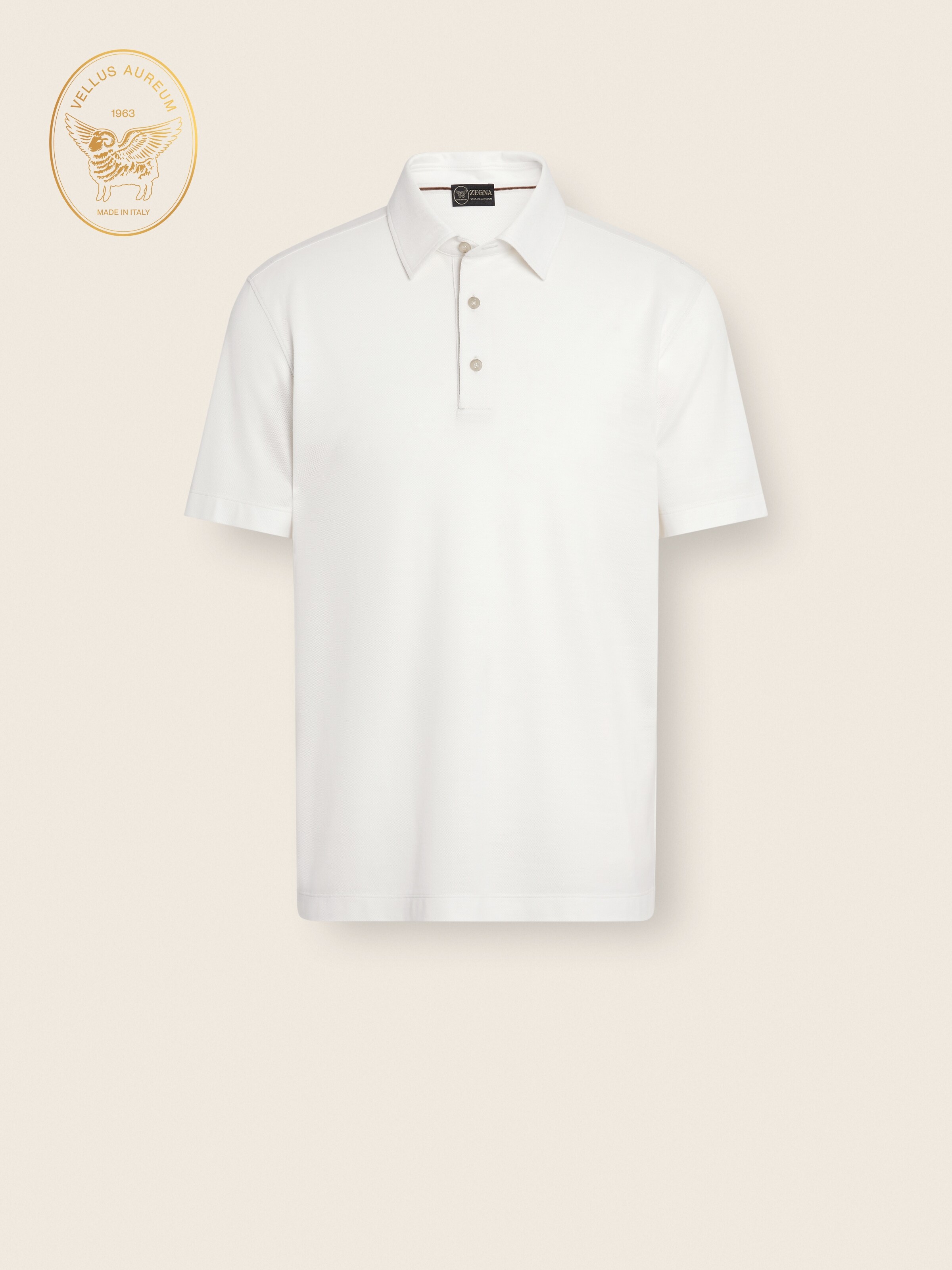 White Vellus Aureum Polo Shirt