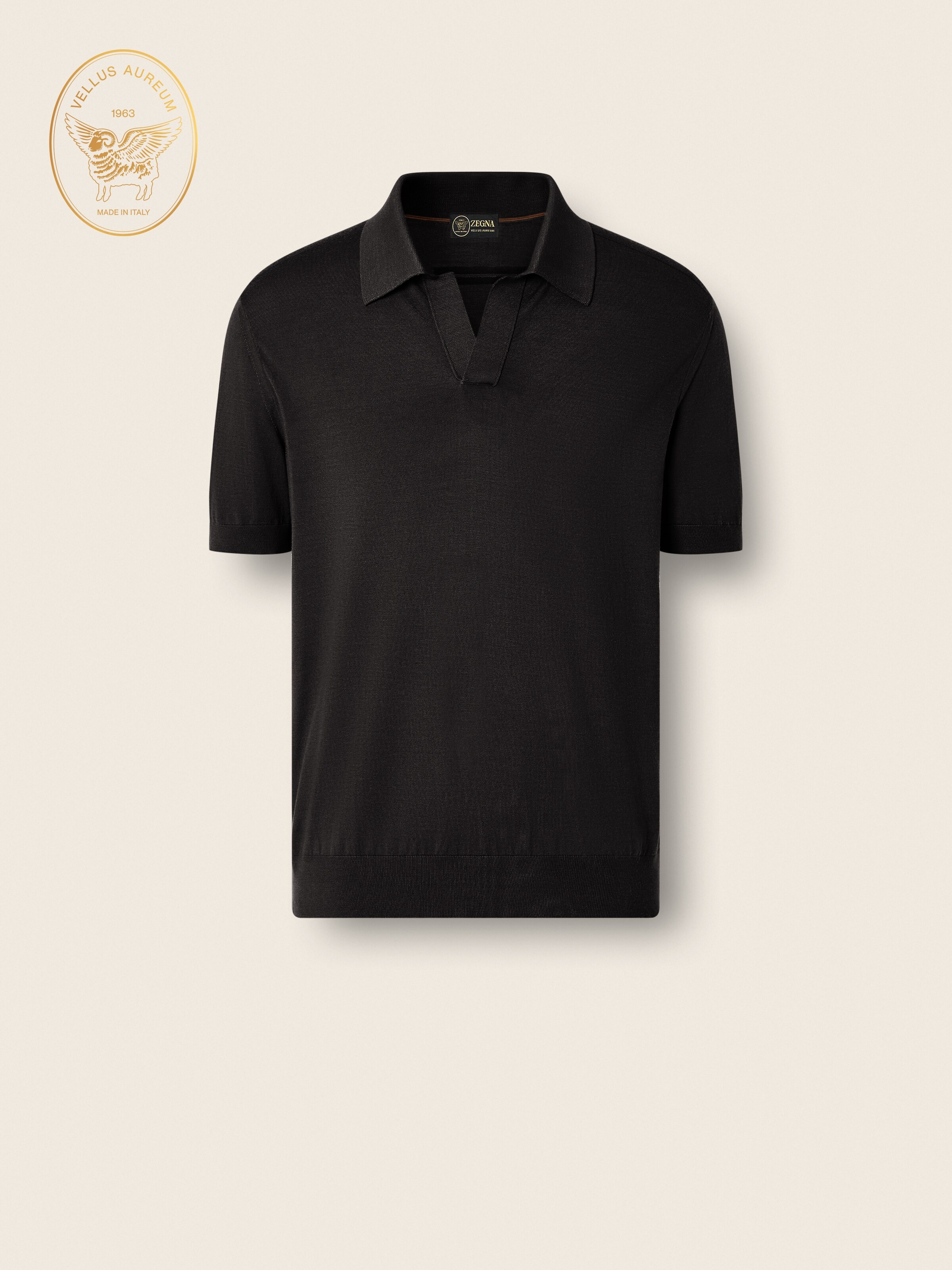 Black Vellus Aureum Polo Shirt