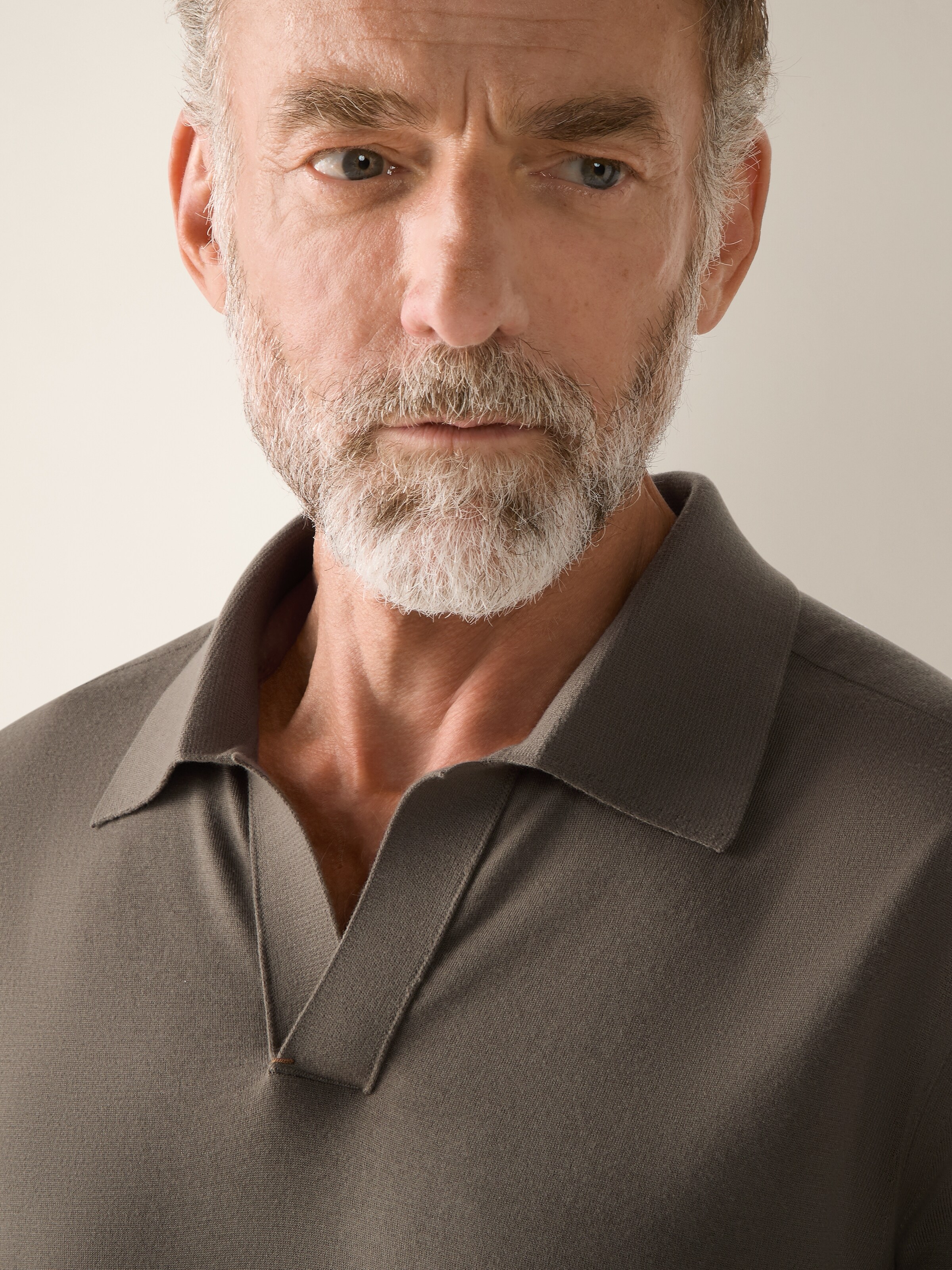 Dark Taupe Vellus Aureum Polo Shirt — alternate view